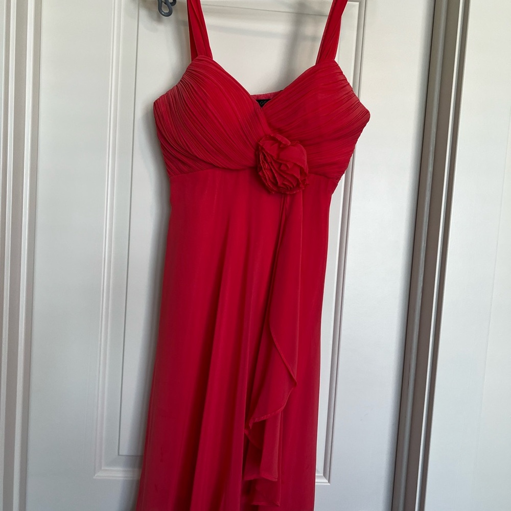 Ever Pretty Red High Low Sundress Spaghetti Strap Sleeveless